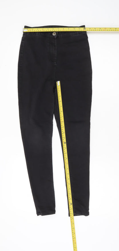 Candy Couture Girls Black Skinny Jeans Size 14 Years Slim Fit