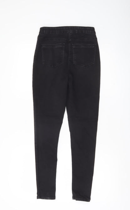 Candy Couture Girls Black Skinny Jeans Size 14 Years Slim Fit