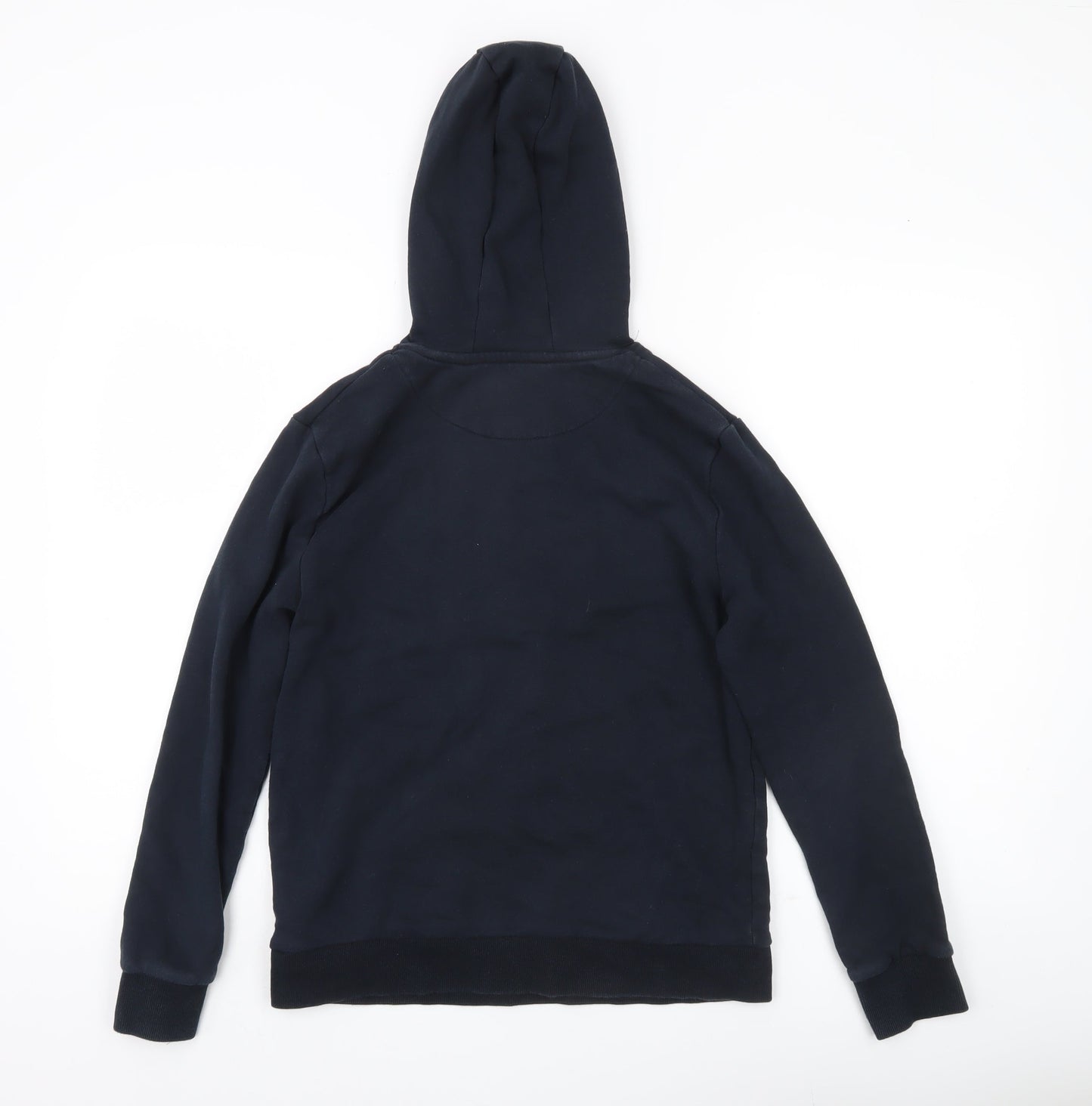 Marks and Spencer Boys Black Pullover Hoodie Age 12-13 Years Cotton Blend
