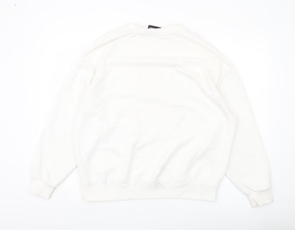 NBA Los Angeles Lakers Women's White Sweatshirt Size S Crew Neck