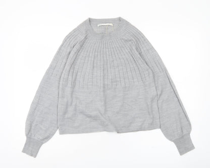 Womens UK Size M Only Grey Pullover Jumper