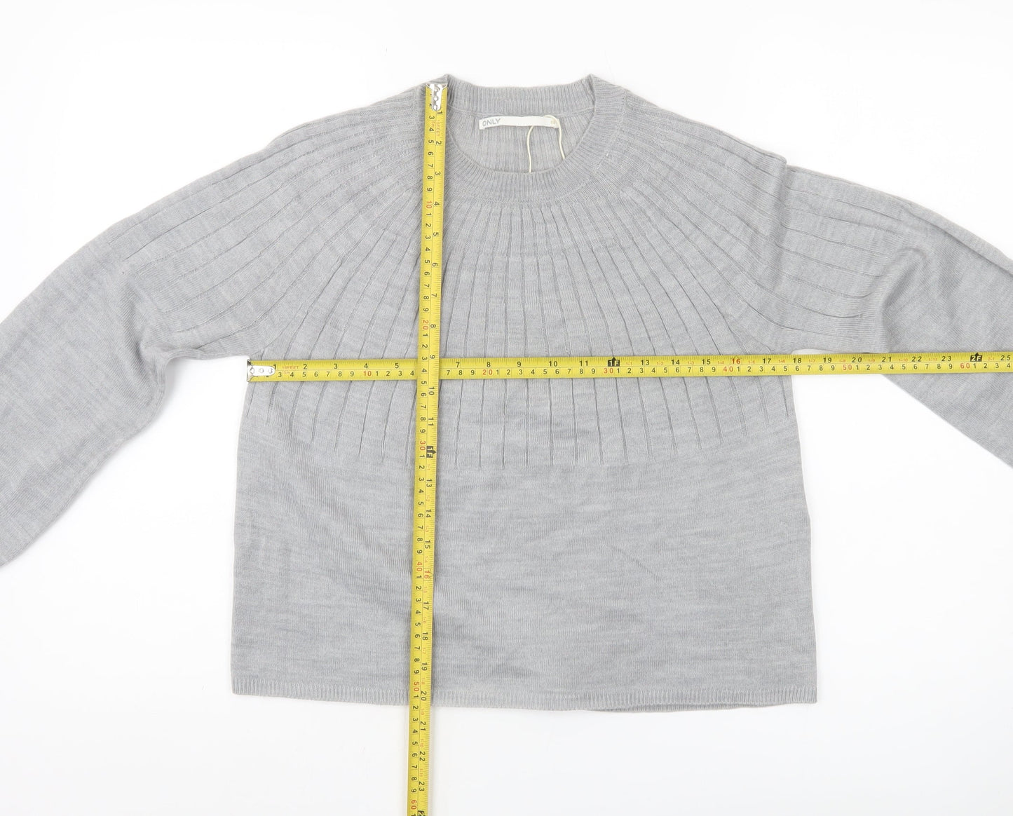 Womens UK Size M Only Grey Pullover Jumper