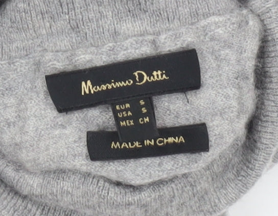 Womens UK Size 8 Massimo Dutti Grey Pullover Jumper