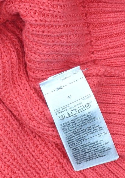 GAP Women’s Red Cotton Halter Tank Top Size M Casual Knit