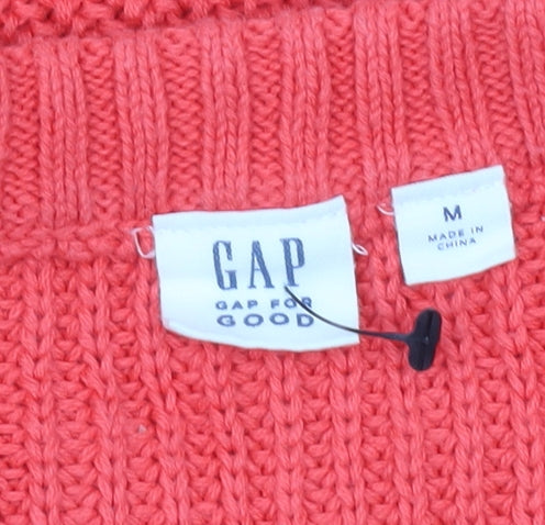 GAP Women’s Red Cotton Halter Tank Top Size M Casual Knit