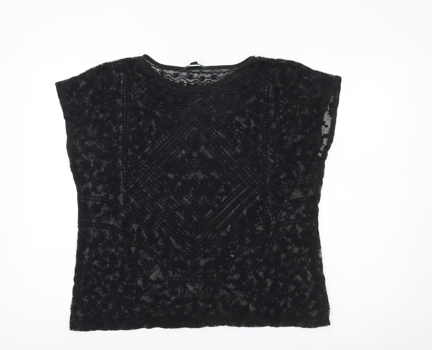 Womens UK Size L Ralph Lauren Black Basic Blouse