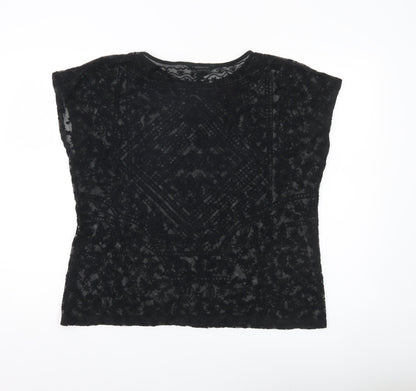 Womens UK Size L Ralph Lauren Black Basic Blouse