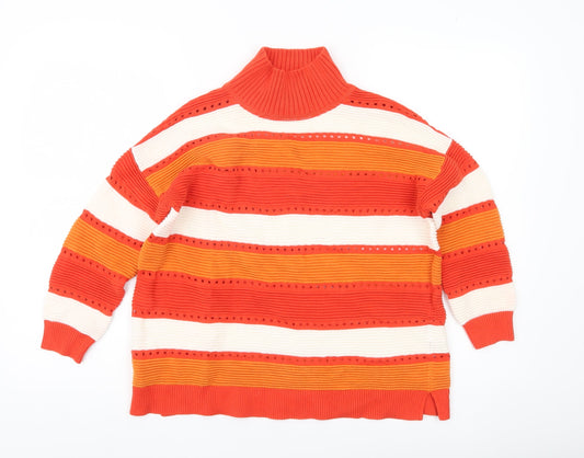 Womens UK Size XS French Connection Multicoloured Pullover Jumper