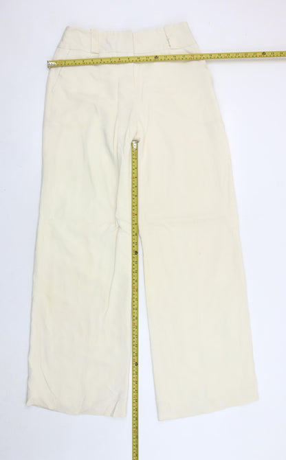 Coast Women’s Ivory Wide Leg Formal Dress Trousers Size 10