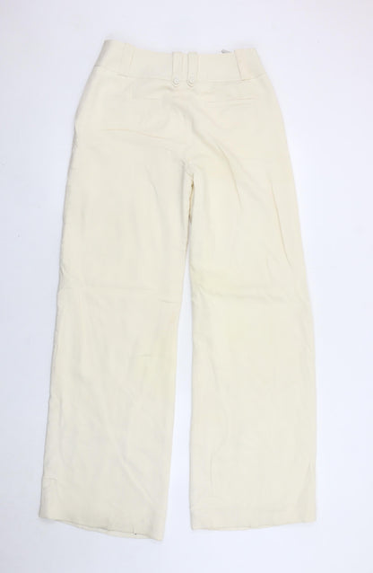 Coast Women’s Ivory Wide Leg Formal Dress Trousers Size 10