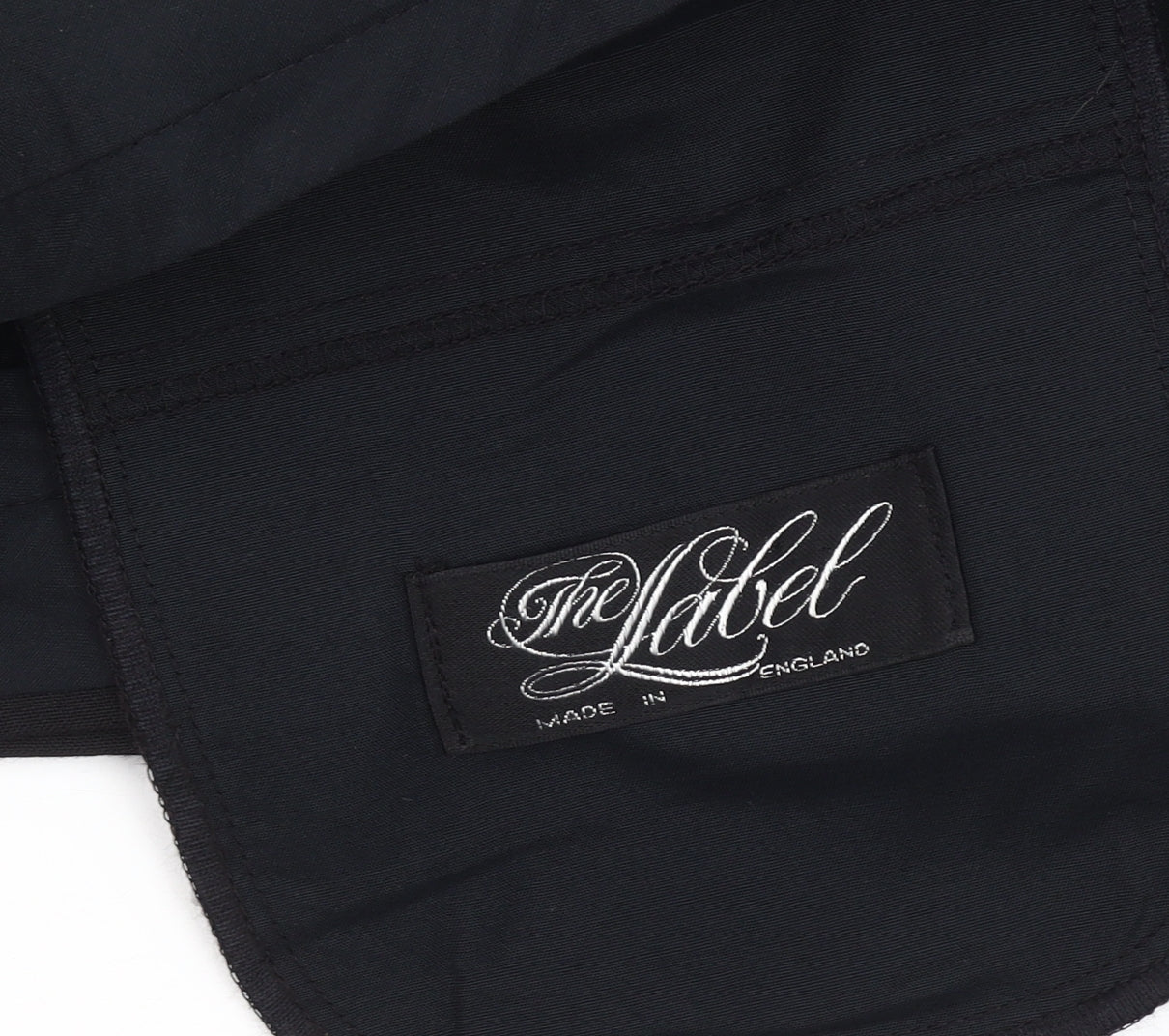 The Label Men's Black Dress Pants Trousers 34R Regular Fit Formal