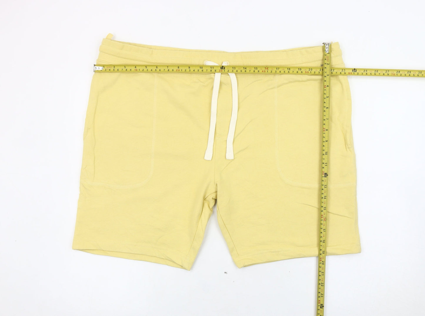 Marks and Spencer Men’s Yellow 3XL Sweat Shorts with Pockets