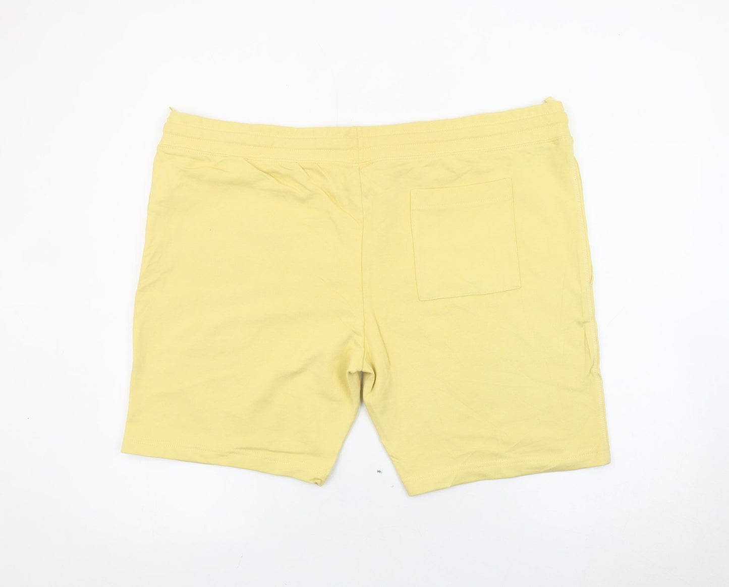 Marks and Spencer Men’s Yellow 3XL Sweat Shorts with Pockets
