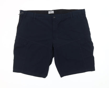 Marks and Spencer Men’s Blue Cargo Shorts Size 50 Big & Tall