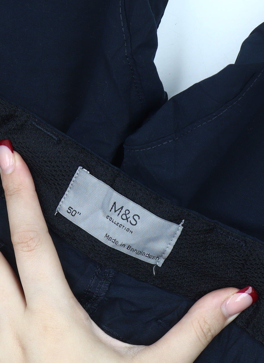 Marks and Spencer Men’s Blue Cargo Shorts Size 50 Big & Tall