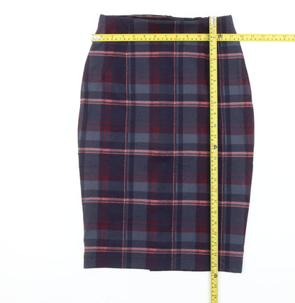 Marks and Spencer Women’s Multicoloured Plaid Pencil Skirt Size 6