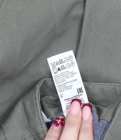 Jaeger Men's Green Chino Trousers 36W 32L Regular Fit Cotton