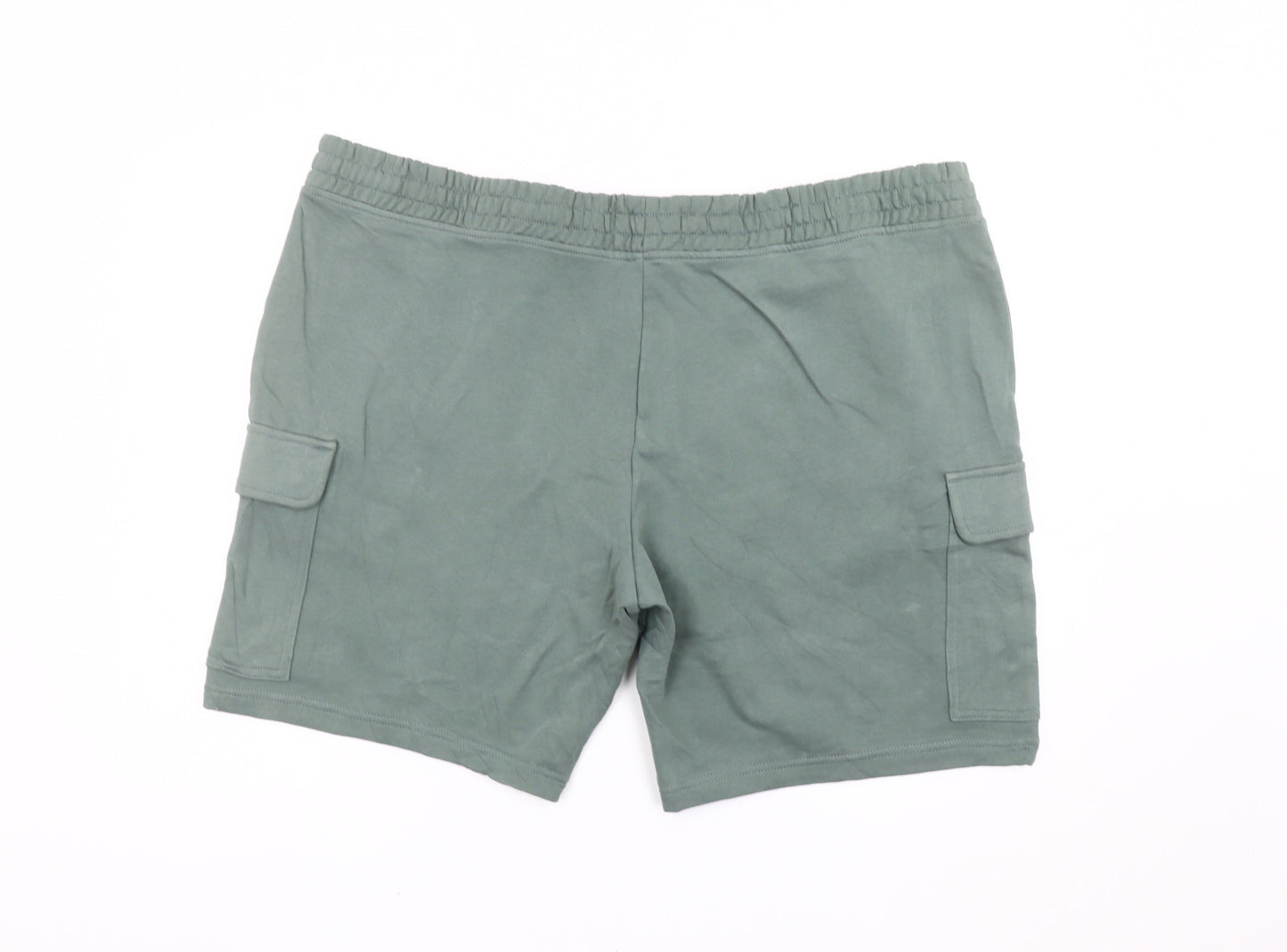 Marks and Spencer Men’s Green 3XL Athletic Shorts Cotton Pockets