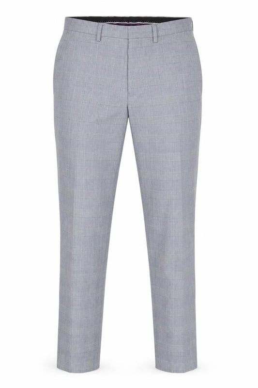 Mens UK Size 30R Burton Menswear London Slim Fit Dress Pants Grey Trousers