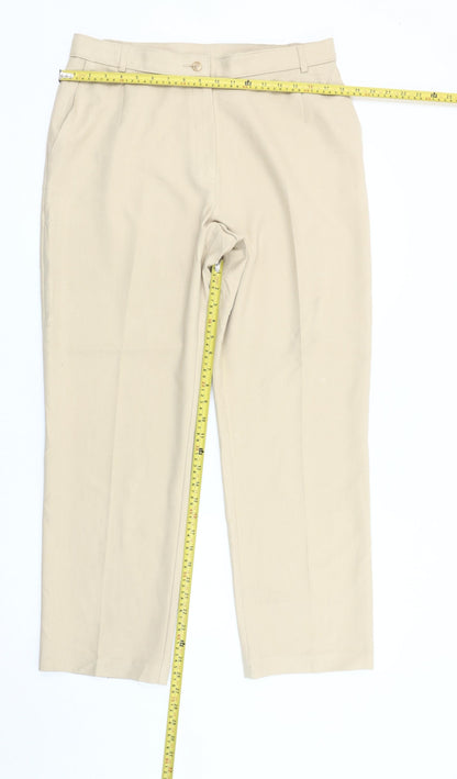 Womens UK Size 16 Marks and Spencer Regular Fit Casual Business Workwear Beige T