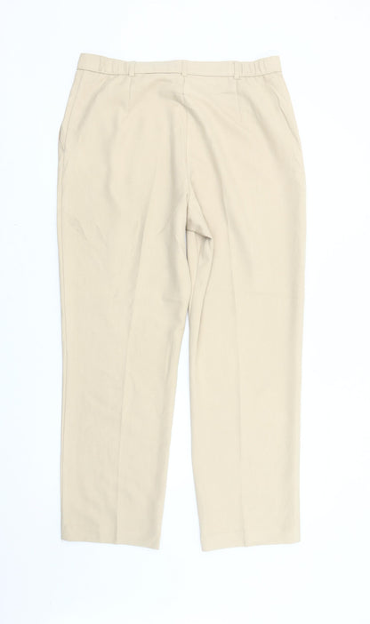 Womens UK Size 16 Marks and Spencer Regular Fit Casual Business Workwear Beige T