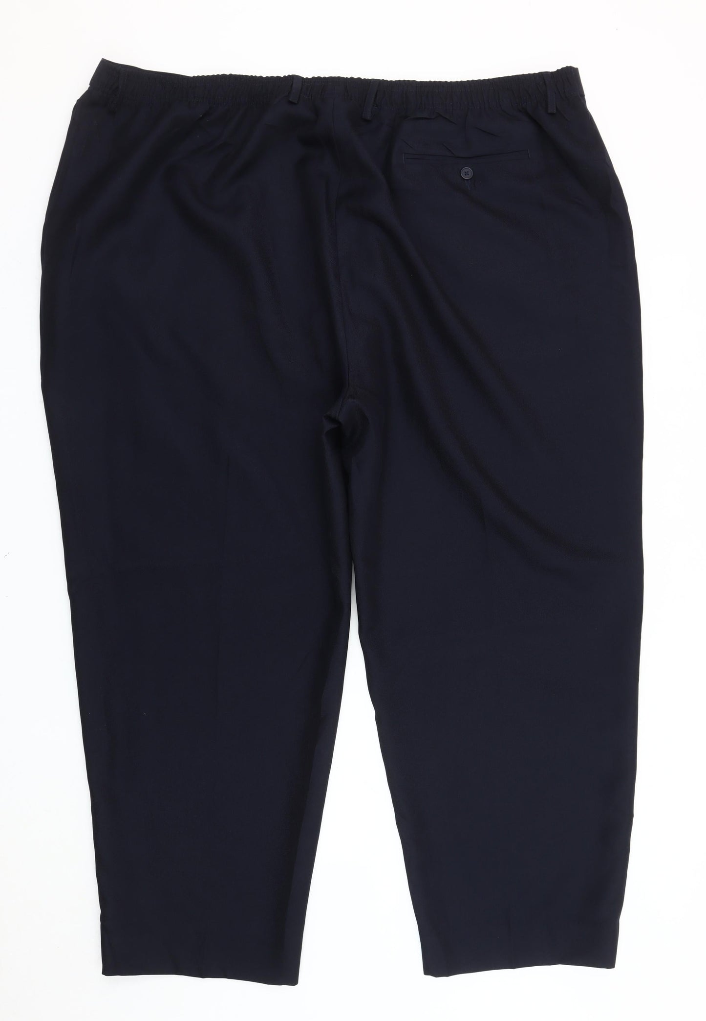 Mens UK Size 3XL Chums Regular Fit Dress Pants Blue Trousers
