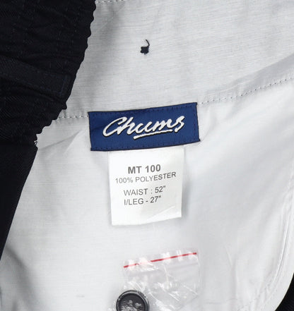 Mens UK Size 3XL Chums Regular Fit Dress Pants Blue Trousers
