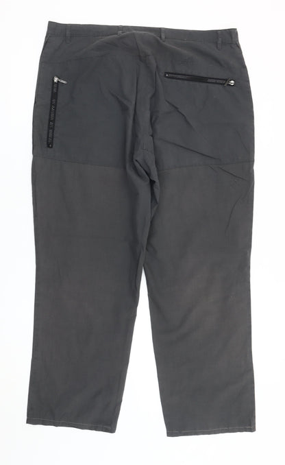 Rohan Men's Grey 40in Regular Fit Cargo Trousers Travel Outdoor