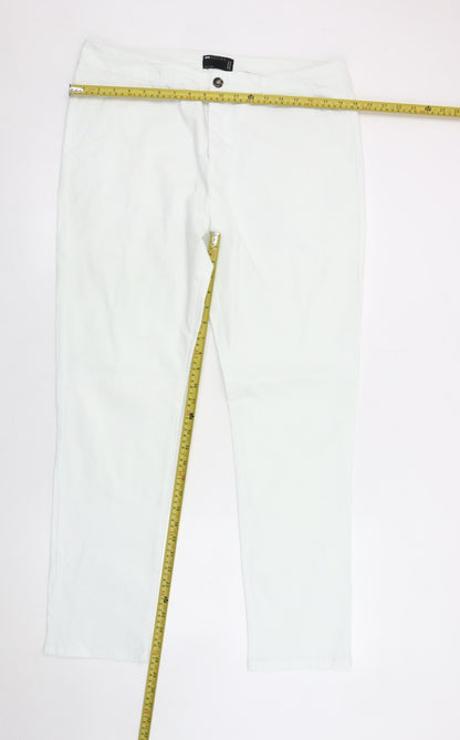 ASOS Men’s White Straight Leg Jeans W36 L30 Cotton Blend