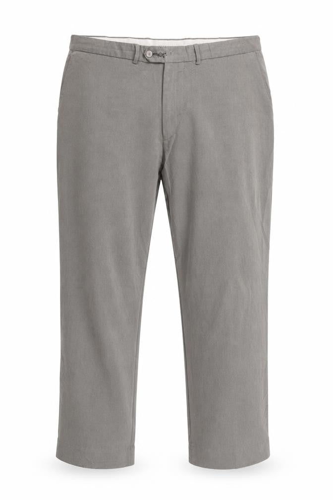Mens UK Size 3XL Greenwoods Regular Fit Chino Grey Trousers