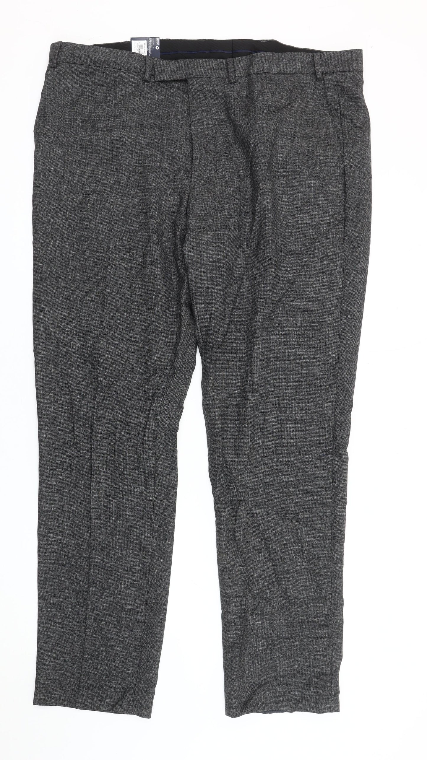 Marks and Spencer Men's Grey Wool Dress Pants Trousers 42L