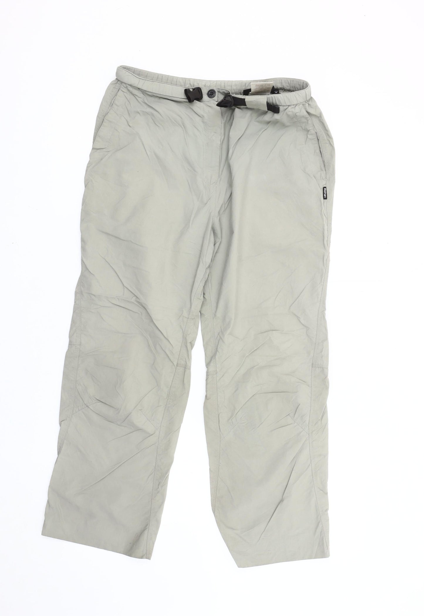Rohan Unisex Adults Grey Cargo Travel Trousers Size M Polyamide