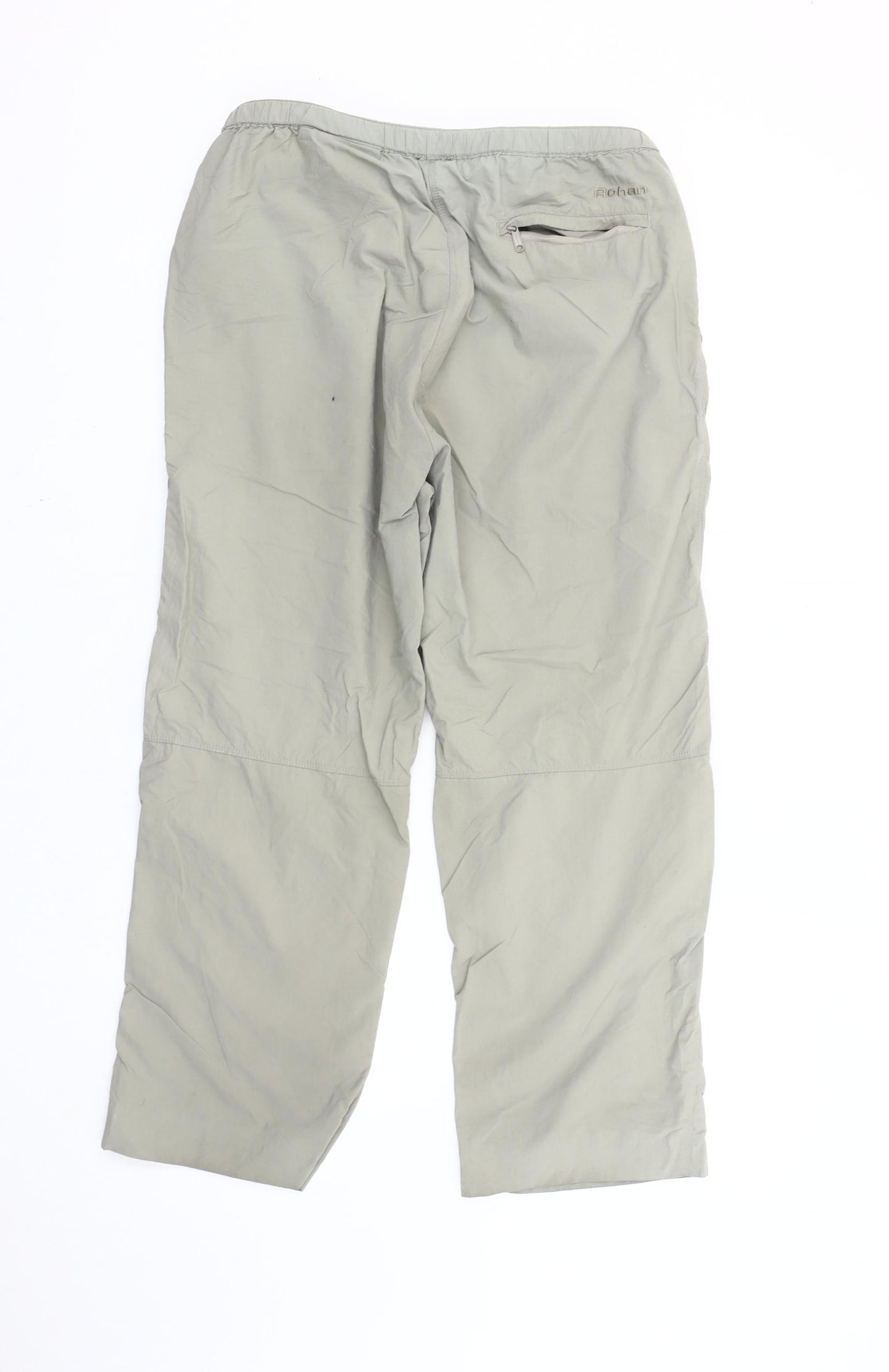 Rohan Unisex Adults Grey Cargo Travel Trousers Size M Polyamide