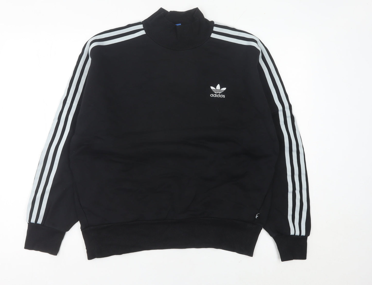 Adidas Womens Black Sweatshirt UK 10 Regular Fit Sportswear