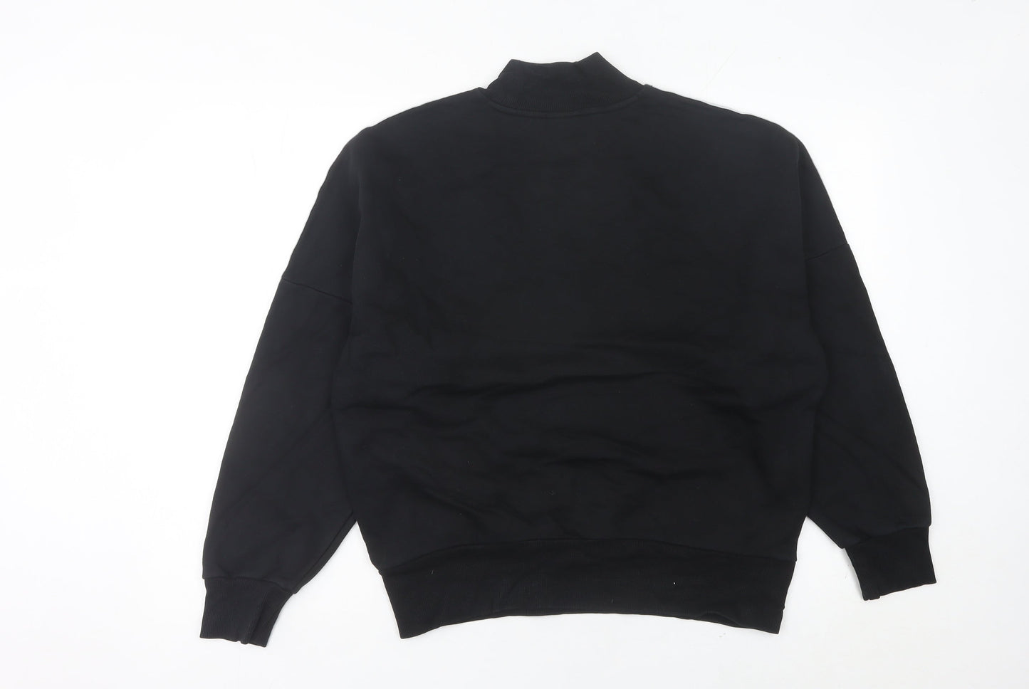 Adidas Womens Black Sweatshirt UK 10 Regular Fit Sportswear