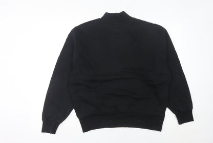 Adidas Womens Black Sweatshirt UK 10 Regular Fit Sportswear