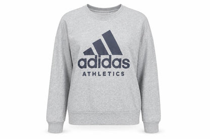 Womens UK Size 8 adidas Grey Pullover Sweatshirt