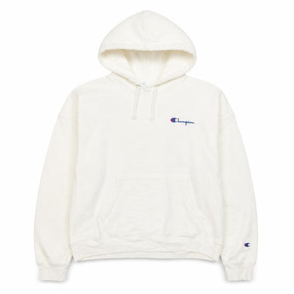 Womens UK Size L Champion White Pullover Hoodie