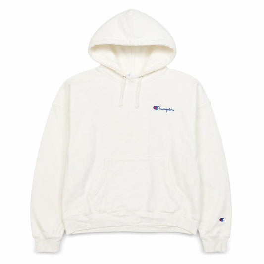 Womens UK Size L Champion White Pullover Hoodie