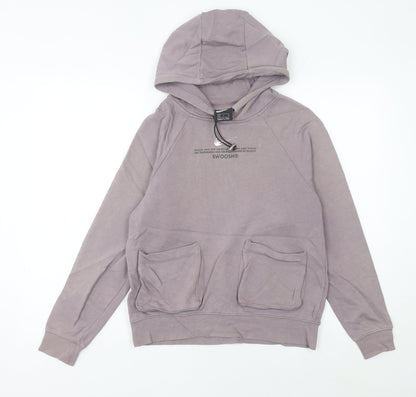 Nike Women Purple Hoodie Size 6 Pullover Logo Sportswear