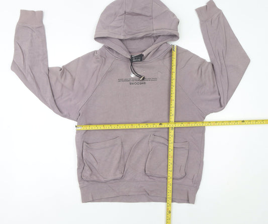 Nike Women Purple Hoodie Size 6 Pullover Logo Sportswear