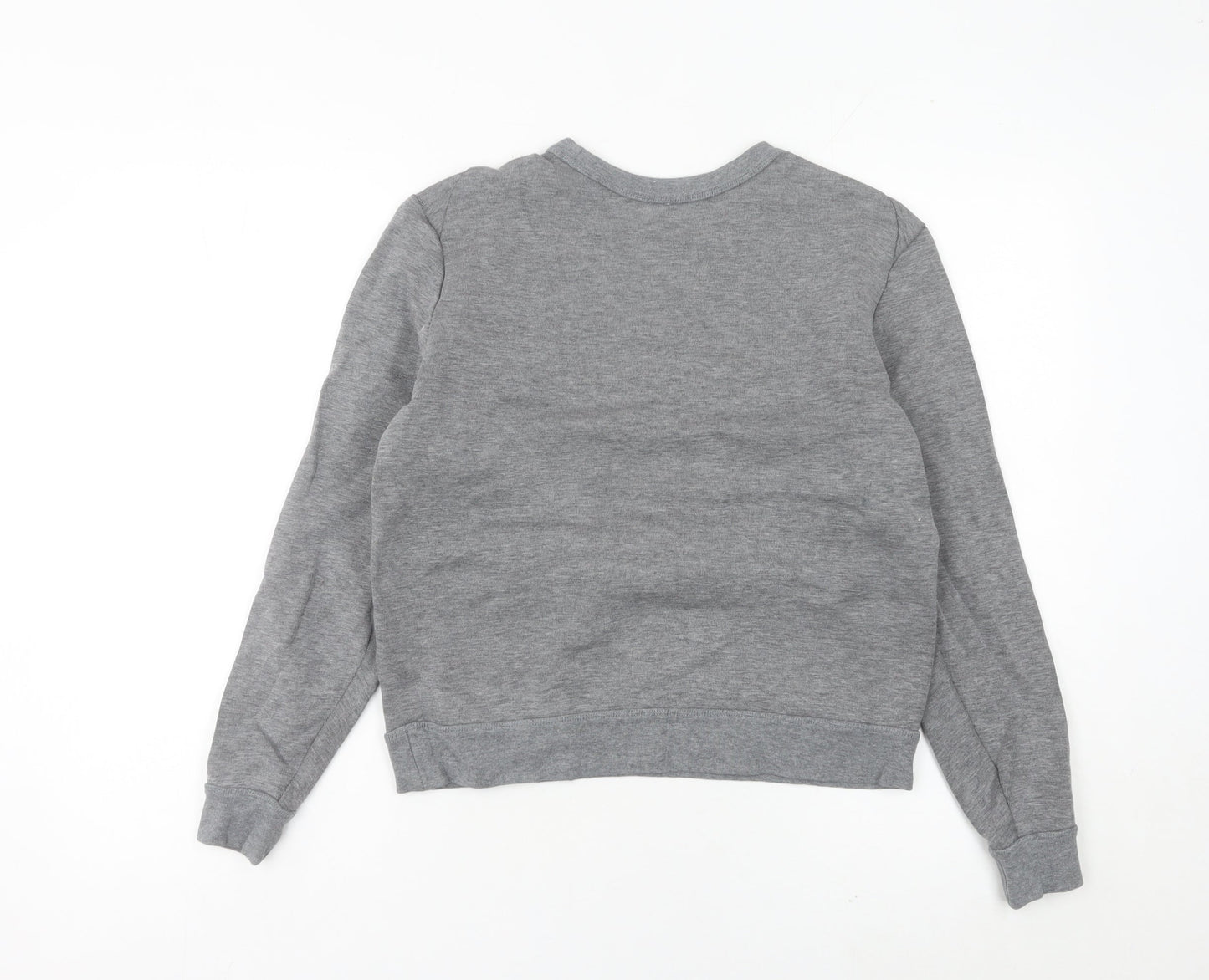 Nike Womens Grey Pullover Sweatshirt Size 4 Small Logo Sportswear