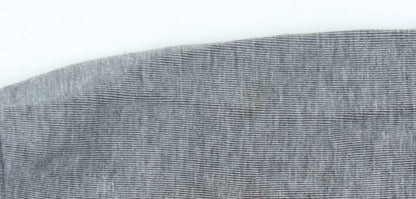 Nike Womens Grey Pullover Sweatshirt Size 4 Small Logo Sportswear