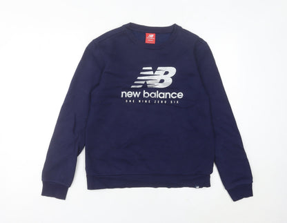 Womens UK Size 8 New Balance Blue Pullover Sweatshirt
