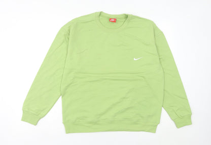 Nike Women’s Green Sweatshirt Size 14 Crew Neck Pullover