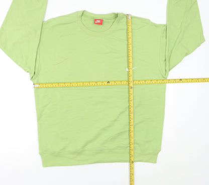 Nike Women’s Green Sweatshirt Size 14 Crew Neck Pullover