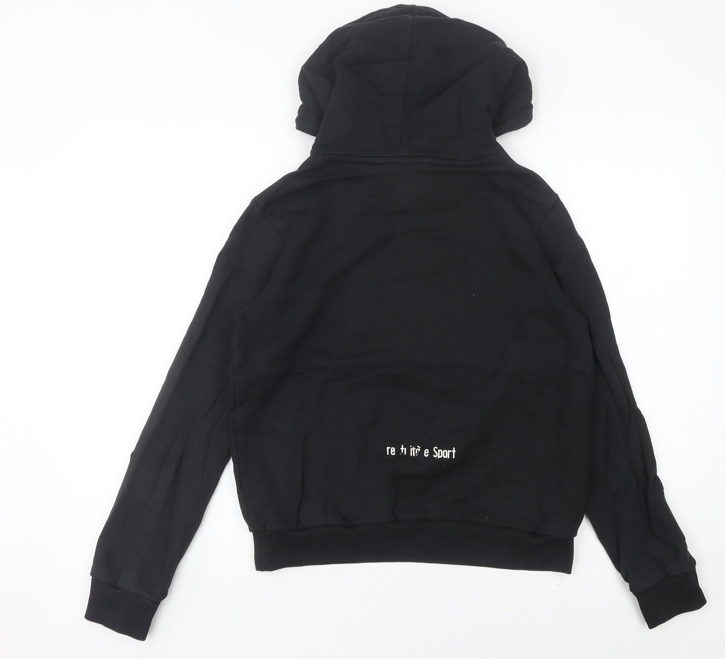 Fila Women’s Black Hoodie Size 8 Pullover Logo Sportswear