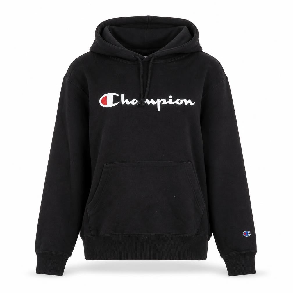 Womens UK Size 8 Champion Black Pullover Hoodie