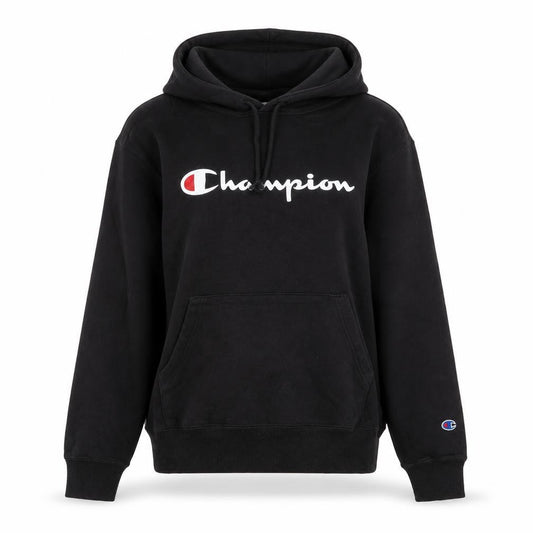 Womens UK Size 8 Champion Black Pullover Hoodie