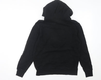 Champion Women Black Size 8 Pullover Hoodie with Logo